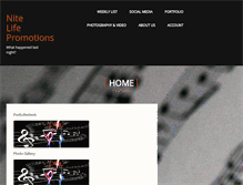 Tablet Screenshot of nitelifepr.com